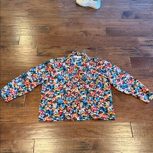 Hunter Bell Multicolor Floral Button-Up Blouse